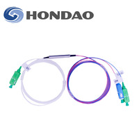 Módulo de Filtro de Fibra Óptica HONDAO PON FWDM de Baja Pérdida de Inserción y Alta Aislación, Conector SC APC de 1550nm, FTTH GSM 4G/3G