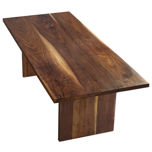 Mesa de Comedor Extensible Cuadrada Grande de Estilo Nórdico Moderno, de Madera de Nogal Negro Norteamericano Sólido, Minimalista Italiana, <span class=keywords><strong>para</strong></span> 8 Personas - Product Image 5