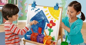 Meubles d'école vintage pour enfants, bibliothèque en bois à étagères profondes, unité de rangement tout-en-un classique en bouleau chez <span class=keywords><strong>Lakeshore</strong></span> - Product Image 2