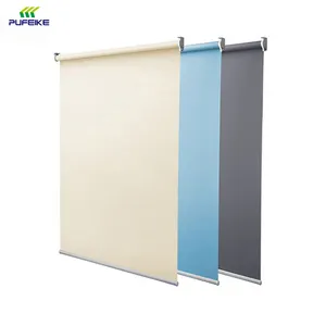 Remote Control Automatic Curtain Electric Blinds Shade Motor Smart Motorized Window Roller Blinds For Office