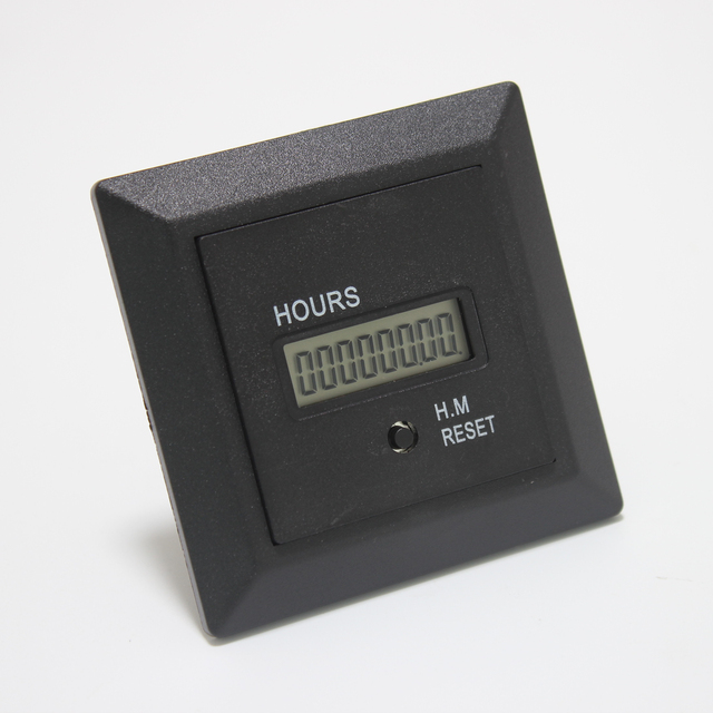 Tirhero HM-1R Digital Hour Meter with Reset Function Time Relay 220-240VAC Timer,time Counter