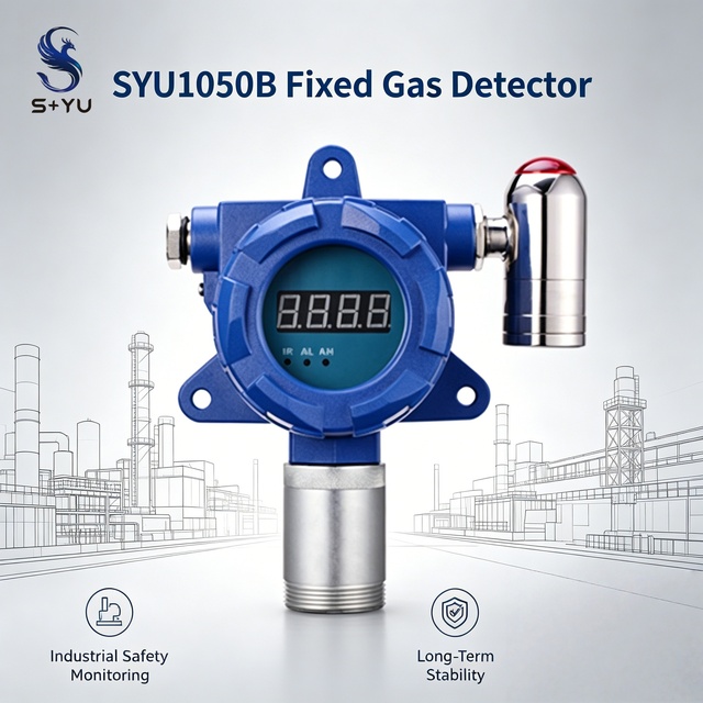 SYU1050B-N2 Gas Analyzers Gas Detector Alarm 4-20mA Output Detector Gas for Pipeline & Confined Space Safety