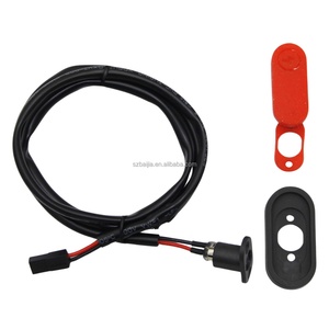 อินเทอร์เฟซเครื่องชาร์จแบตเตอรี่ ปลั๊กฝาครอบพอร์ตชาร์จ สายเคเบิลสำหรับอะไหล่สกู๊ตเตอร์ไฟฟ้าเสี่ยวมี่ Mi5 - Product Image 4