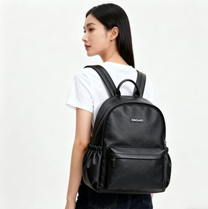 Nhà máy cung cấp đa chức năng không thấm nước PU mẹ túi công suất lớn tã ba lô với OEM biểu tượng tùy chỉnh - Product Image 4