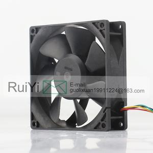 Ventilador de Refrigeración Delta 5V 24V 48V DC12V 2.50A AC EC 9025 90X90X25MM 9CM con Doble Rodamiento de Bolas, 4 Cables, PWM, Flujo Axial <span class=keywords><strong>Violento</strong></span> AFB0912DH - Product Image 5