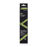 Kit de Barras de Agilidad con 48 Marcadores de 7 cm, Soporte y Parte Superior Tallada para Entrenamiento Deportivo