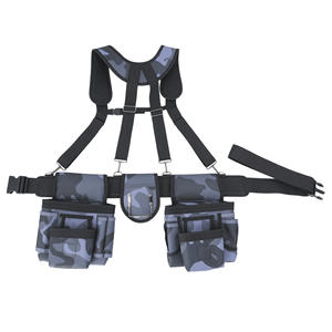 Bolsa de cintura magnética para herramientas, ajustable, con múltiples bolsillos, para reparaciones, carpintería, instalaciones eléctricas y trabajos de instalación. - Product Image 2