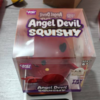 Jouet Squishy Géant Ange Diable Fantôme Smushmart, Jouet Sensoriel Anti-Stress Mignon pour Enfants, Idéal pour Halloween