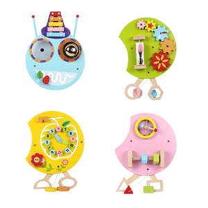 100% पूर्ण परीक्षण बच्चों की लकड़ी के दीवार खेल खिलौने खेलने आकर्षक शैक्षिक रंगीन प्रारंभिक शिक्षा पहेली खिलौने बच्चों के लिए - Product Image 1