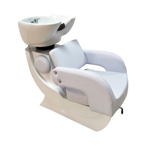 Chaise de lavage de cheveux avec bac en céramique - Product Image 4