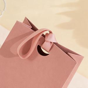Bolsas de Compras de Lujo Personalizadas con Cinta de Seda, Nuevas Bolsas de Regalo de Papel sin Asas, Impresión Offset, Empaque para Joyería, Logotipo Personalizado - Product Image 3