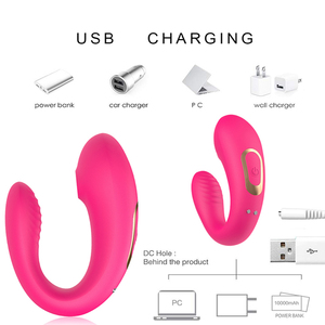 Vibratore Clitorideo e Vaginale in Silicone, Stimolatore del Punto G e dei Capezzoli, Giocattolo Sessuale per Donne - Product Image 3