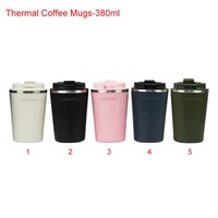 Offre Spéciale mode tasse à café numérique 380ml 510ml en acier inoxydable LED affichage intelligent de la température flacon thermique tasse bouteille d'eau