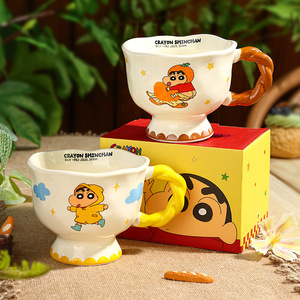 Taza de cerámica Crayon Shinchan de 360 ml con diseño de dibujos animados para niños y adultos, taza de regalo - Product Image 5