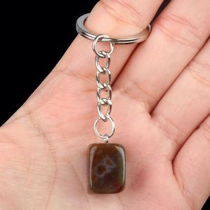 Llavero de cristal natural para mujer con cuentas de sanación Reiki y material de vidrio para calmar la ansiedad - Product Image 5
