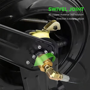 SPS 5000 PSI 50 ฟุต 3/8 นิ้ว รอกเก็บสายยางแบบยืดหดอัตโนมัติคู่ คุณภาพสูง - Product Image 6