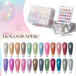 JTING - Juego de Esmaltes de Gel Holográficos Brillantes en Promoción, Caja de Colección de 24 Piezas, Pigmento Vegano de Alta Calidad - Product Image 4