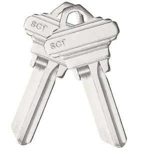 SC1 Haus Haustürschlüssel einfarbig unverschnitt Großhandel Fabrik einfarbig Schlüssel SC1