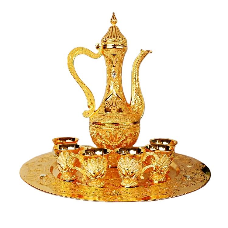 2021新製品亜鉛合金8個酒セット高級アラビア古典ギフトボックス金属