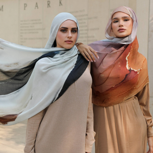 2025 haute qualité doux léger respirant Modal coton imprimé Hijab Floral Islam châle femmes musulmanes Logo personnalisé Service Eid - Product Image 4