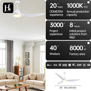 Ventilateur de plafond LED moderne à intensité variable, 3 couleurs LED, 220V, télécommande, éclairage - Product Image 4