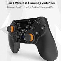Controlador de juegos inalámbrico DOBE Gamepad inducción de vibración 6-Axis Gyro Joystick para N-Switch Android PC accesorios de juego