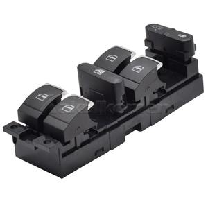 1 Pieza para Volkswagen 99-04 GTI Golf 4 Jetta MK4 BORA <span class=keywords><strong>BEETLE</strong></span> Passat B5 B5.5, Botón <span class=keywords><strong>Interruptor</strong></span> de Control de Ventanas, OEM: 3BD 959 857, Luz Roja - Product Image 1