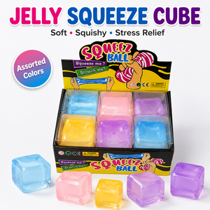 Jouet compressible en silicone Maltose, cube d'eau à poudre dorée, à rebond lent, anti-stress, cadeau - Product Image 6