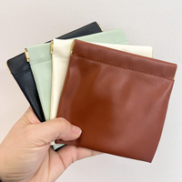 Sac de rangement pour bijoux en cuir, personnalisé, pratique et portable, pour colliers, boucles d'oreilles et bagues, directement de l'usine