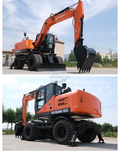 Mini Excavadora a Batería de 0.8 Toneladas, Excavadora Inalámbrica para Trabajos de Demolición en Interiores - Product Image 2