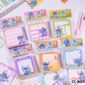 Hot Sale Portable Torn &amp; Pulled 200pcs Thicken <strong>Sticky</strong> <strong>Notes</strong> Wholesale Cute Cartoon Adhesive Paper Memo Pad for Students - Product Image 1