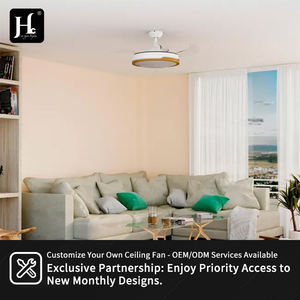 Ventilateur de plafond BLDC avec lampe LED dimmable, 3 pales, ventilateur de plafond moderne avec lumière et télécommande - Product Image 6