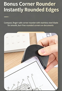 Laminateur A3 3 en 1 QH399 avec coupe-papier intégré, laminateur à chaud haute vitesse avec chauffe rapide pour <span class=keywords><strong>documents</strong></span> scolaires et domestiques - Product Image 3