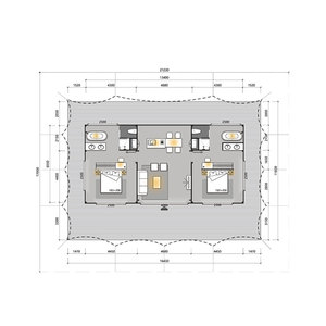 Carpa de Lujo Impermeable para Acampar al Aire Libre, Casa Prefabricada Retráctil para Glamping con Baño RT87 Nuestra Pr - Product Image 6