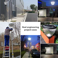 Lampu Taman LED Tenaga Surya Tahan Air IP65 Harga Kompetitif dengan Suhu Warna 3000K-6500K Pencahayaan Luar Ruangan Sepanjang Malam