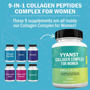 OEM Collagen Complex for Women with Biotin & Hyaluronic Acid 135 Capsules for Skin Hair Nails - Product Image 5