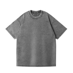 เสื้อยืดเปล่าผ้าฝ้าย 100% ทรงโอเวอร์ไซส์ พิมพ์ลายกราฟิกตามสั่ง เสื้อยืดผู้ชายเนื้อหนา - Product Image 1