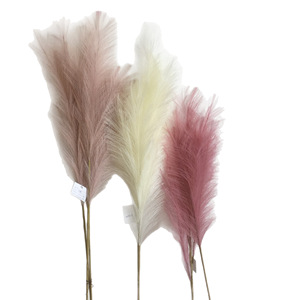 Fournitures de jardin : Fleurs artificielles, herbe de la pampa en plastique, herbe de renard, fleurs séchées, <span class=keywords><strong>petites</strong></span> clôtures composites de jardin, plantes en pot artificielles - Product Image 6