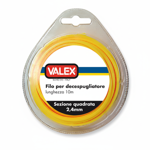 VALEX 2.4mm quadrato decespugliatore filo fonte di alimentazione benzina 1484055 testa di rifinitore in alluminio - Product Image 1