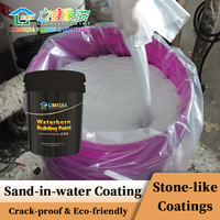 Revêtement sableux à l'eau avec revêtement en marbre liquide et durable de Limeijia pour bâtiments commerciaux avec guide de construction