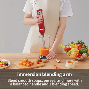 Mixeur à main portable <span class=keywords><strong>3</strong></span>-en-1 puissant 600W en acier inoxydable, 12 vitesses, fouet, bol, mélange plus rapide et plus fin, mixeur à main multi-rapide - Product Image 4