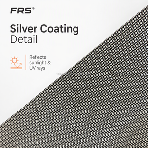 Moustiquaire en maille fine durable, résistante aux UV et argentée, pour fenêtres, portes et protection extérieure - Product Image 3