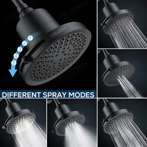 Cartouches filtrantes noires mates 10/15/20 étapes <span class=keywords><strong>pour</strong></span> pommeau <span class=keywords><strong>de</strong></span> <span class=keywords><strong>douche</strong></span> supérieur 6 pouces, haute <span class=keywords><strong>pression</strong></span>, <span class=keywords><strong>douche</strong></span> pluie, réduit les produits chimiques et le chlore - Product Image 3