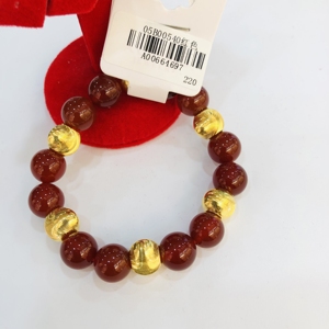 Shinxup — <span class=keywords><strong>Bracelet</strong></span> perles en <span class=keywords><strong>plastique</strong></span> pour femme, chaînette avec breloque, élastique, extensible, perles, porte-bonheur, 212 - Product Image 4