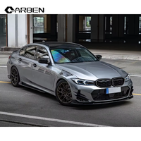 Capot moteur, coffre, pare-chocs, kit carrosserie, ailes ventilées en fibre de carbone améliorés, compatibles avec BMW Série 3 G20 G28 320 330i M340