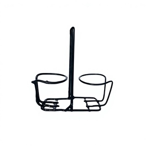 Support à verres en fer noir de qualité supérieure, vente directe usine, pour ustensiles de cuisine, en gros - Product Image 1