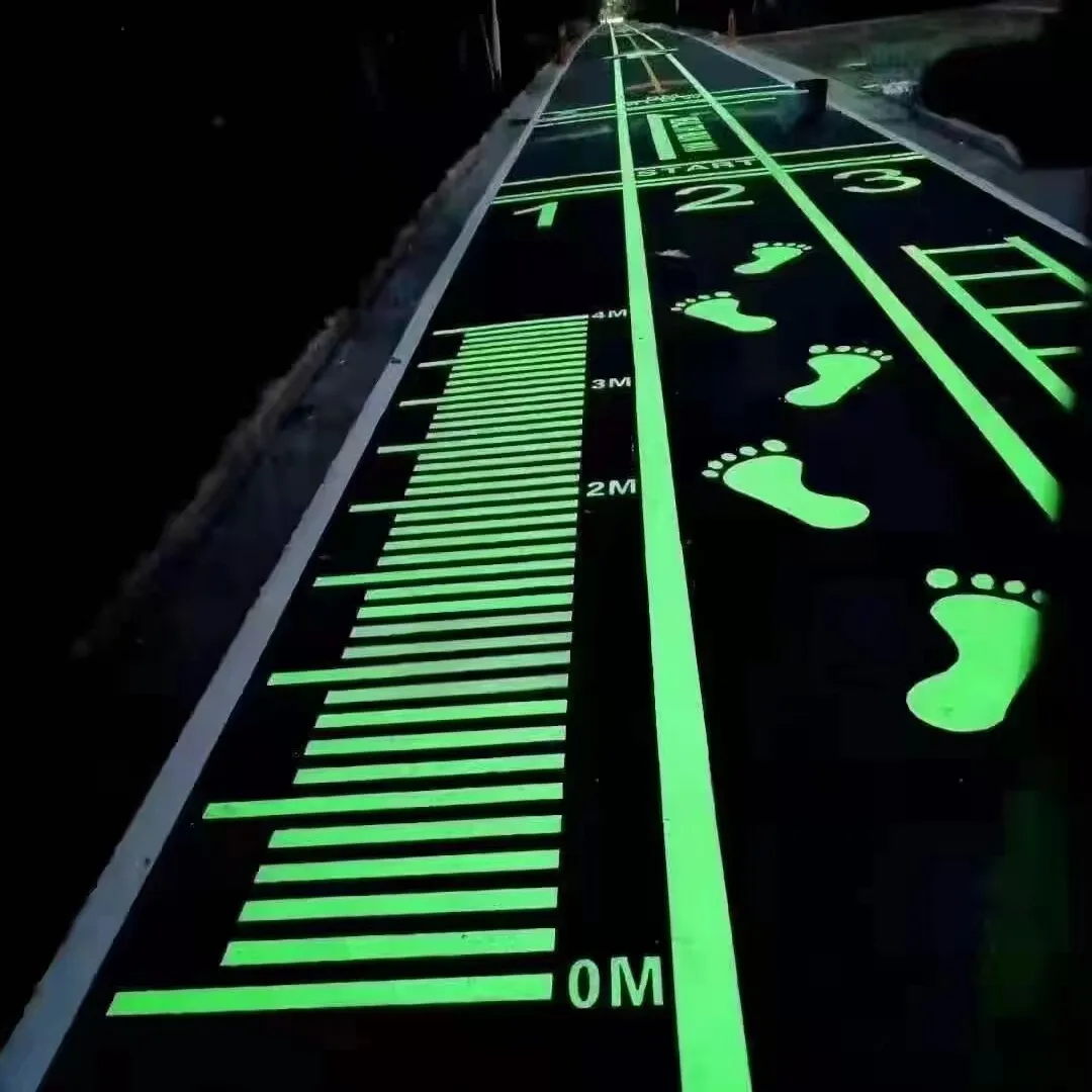 बीजिंग 18 साल कारखाने पर्यावरण के अनुकूल अंधेरे में चमक थर्माप्लास्टिक सड़क अंकन पेंट