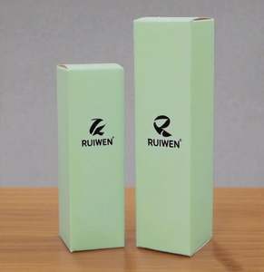 Boîte cadeau en papier pliante à double insert, personnalisée, haut de gamme, en matériaux recyclés, avec gaufrage et revêtement UV - Product Image 5