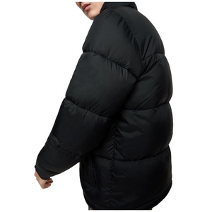 Chaqueta para hombre, Color sólido, cuello alto corto, cremallera, Tops para hombre, novedad de invierno 2025, Parka informal, abrigo, chaqueta acolchada de algodón para hombre - Product Image 3