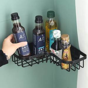 Estante Organizador de Ducha de Acero Inoxidable, Estante de Almacenamiento de Esquina para Baño Montado en la Pared con Ganchos Multifuncionales - Product Image 4